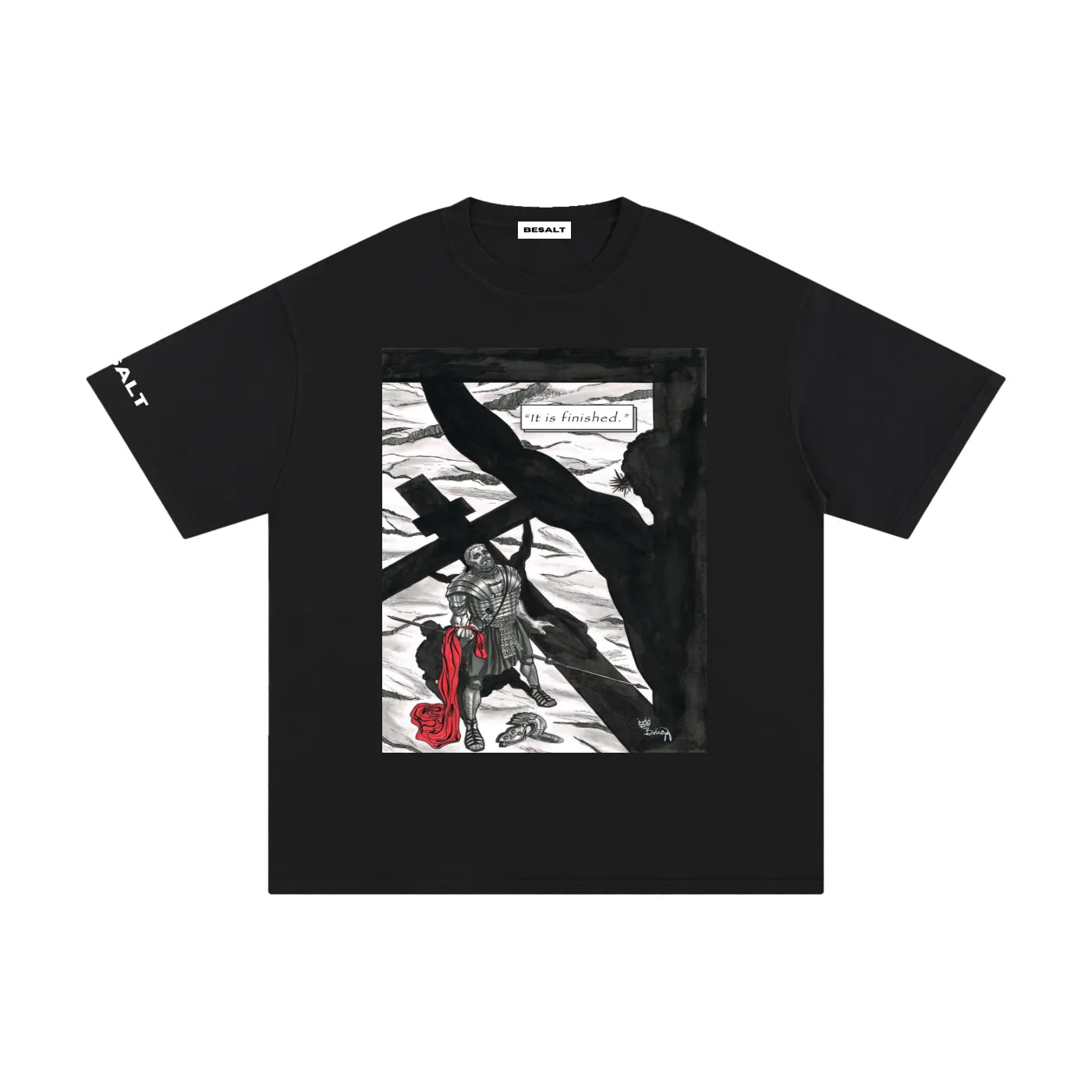 "It Is Finished" T-Shirt | Pure Cotton | Black