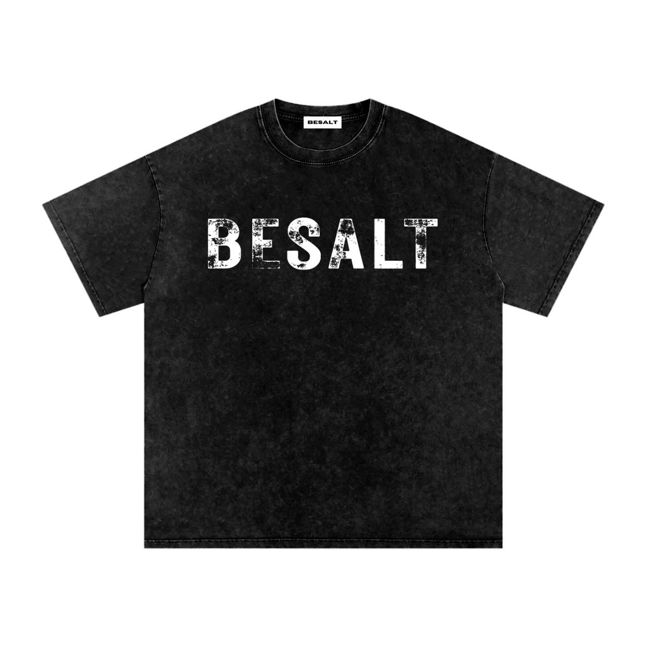 PAID IN FULL | BLACK & PINK | Snow Washed Oversized Cotton T-Shirt