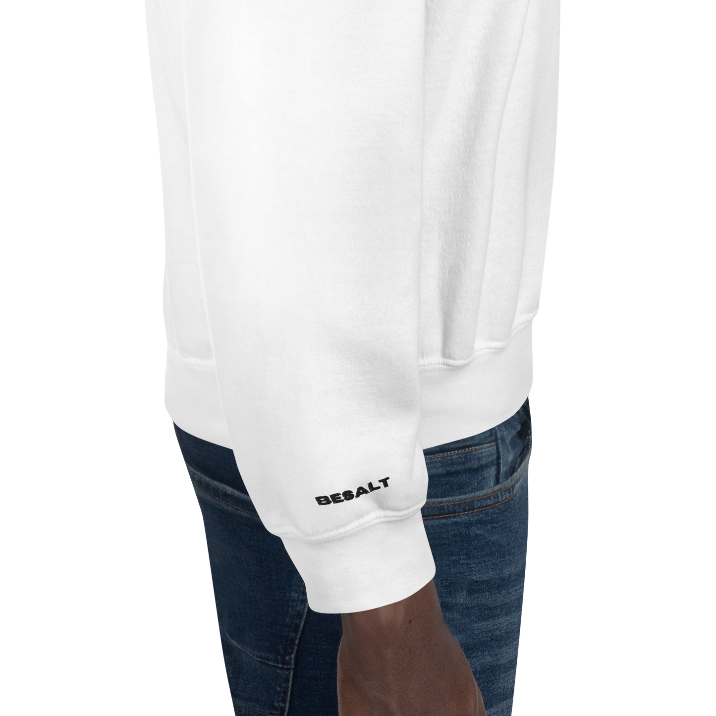 "The Fiery Furnace" Crewneck Sweatshirt | Cotton-Polyester Blend | White